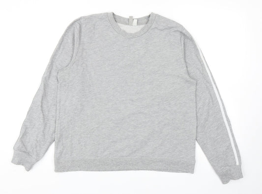 ASOS Womens Grey Cotton Pullover Sweatshirt Size 12 Pullover