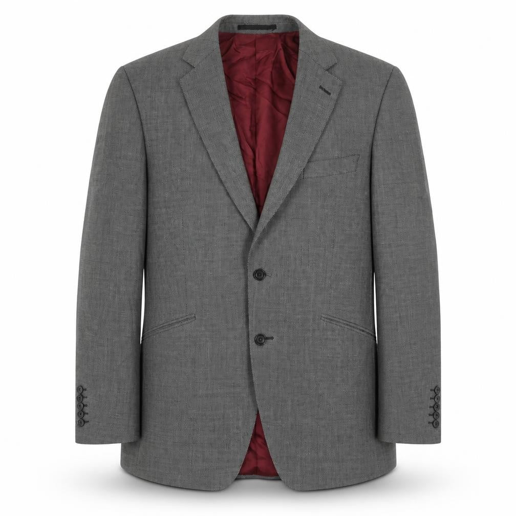 Marks & Spencer Mens Grey Viscose Jacket Blazer Size 44