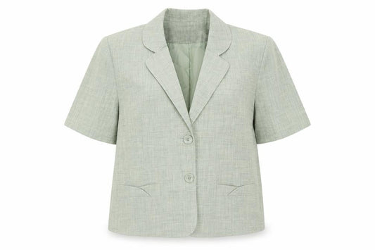 Autonomy Womens Green Polyester Jacket Suit Jacket Size 16
