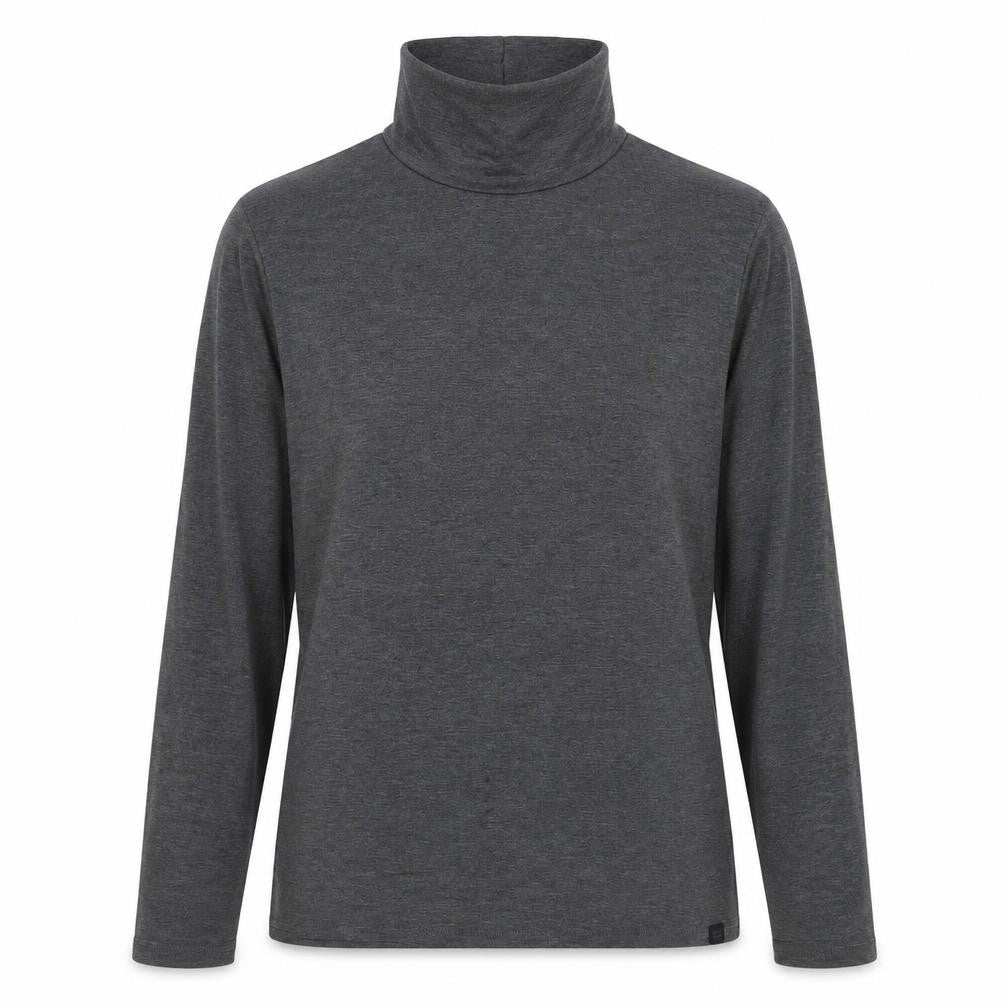 Preworn Womens Grey Round Neck Viscose Pullover Jumper Size M
