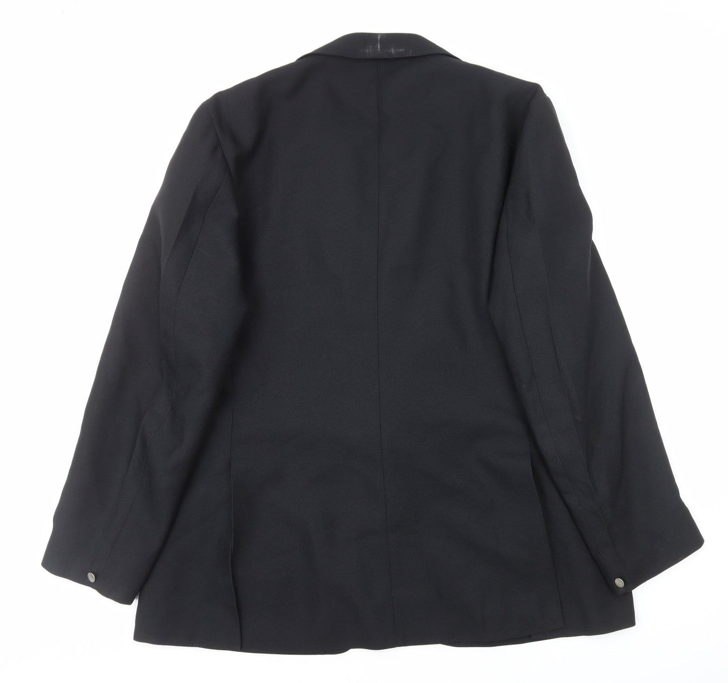 Foster Mens Black Polyester Jacket Blazer Size M