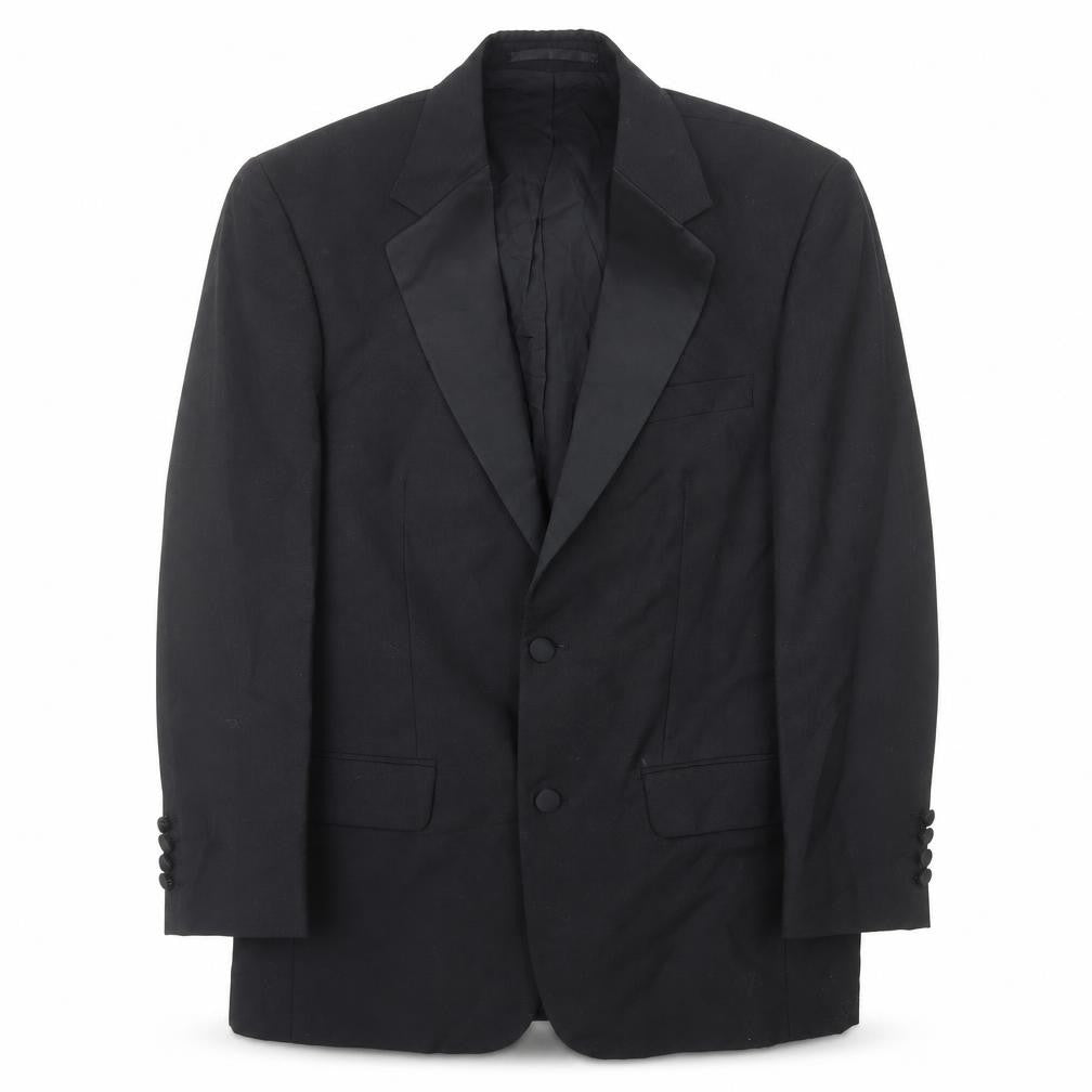 Mr Harry Mens Black Polyester Jacket Blazer Size S