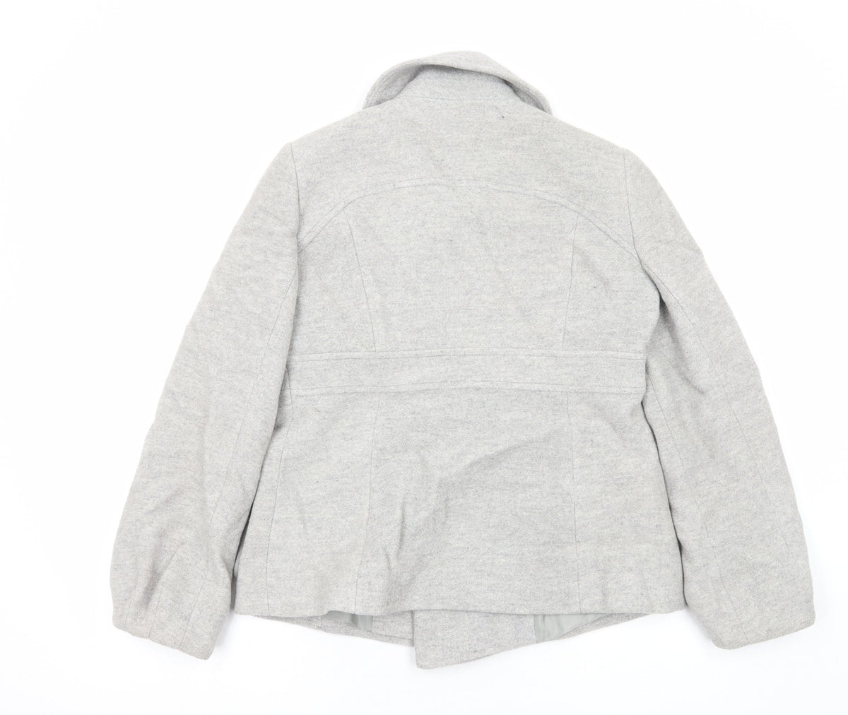 Marks & Spencer Womens Grey Jacket Size 10 Button