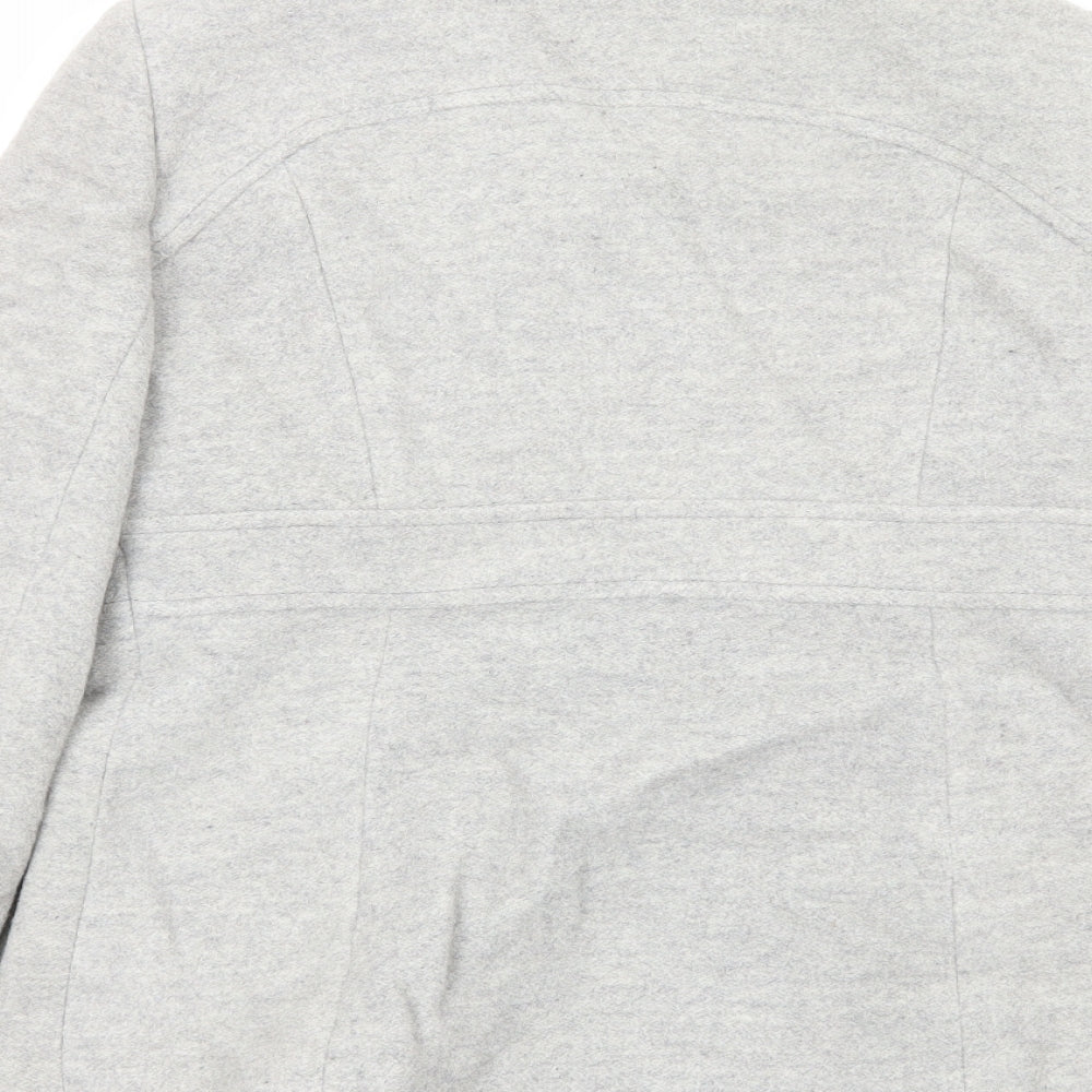 Marks & Spencer Womens Grey Jacket Size 10 Button