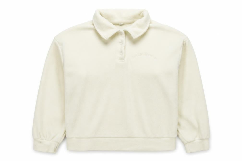 Couple Womens White Polyester Pullover Sweatshirt Size M Pullover