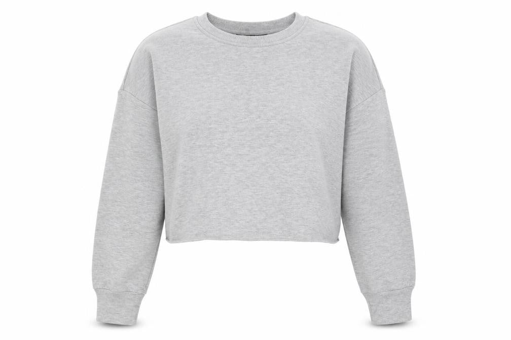 SheIn Womens Grey Cotton Pullover Sweatshirt Size XS Pullover