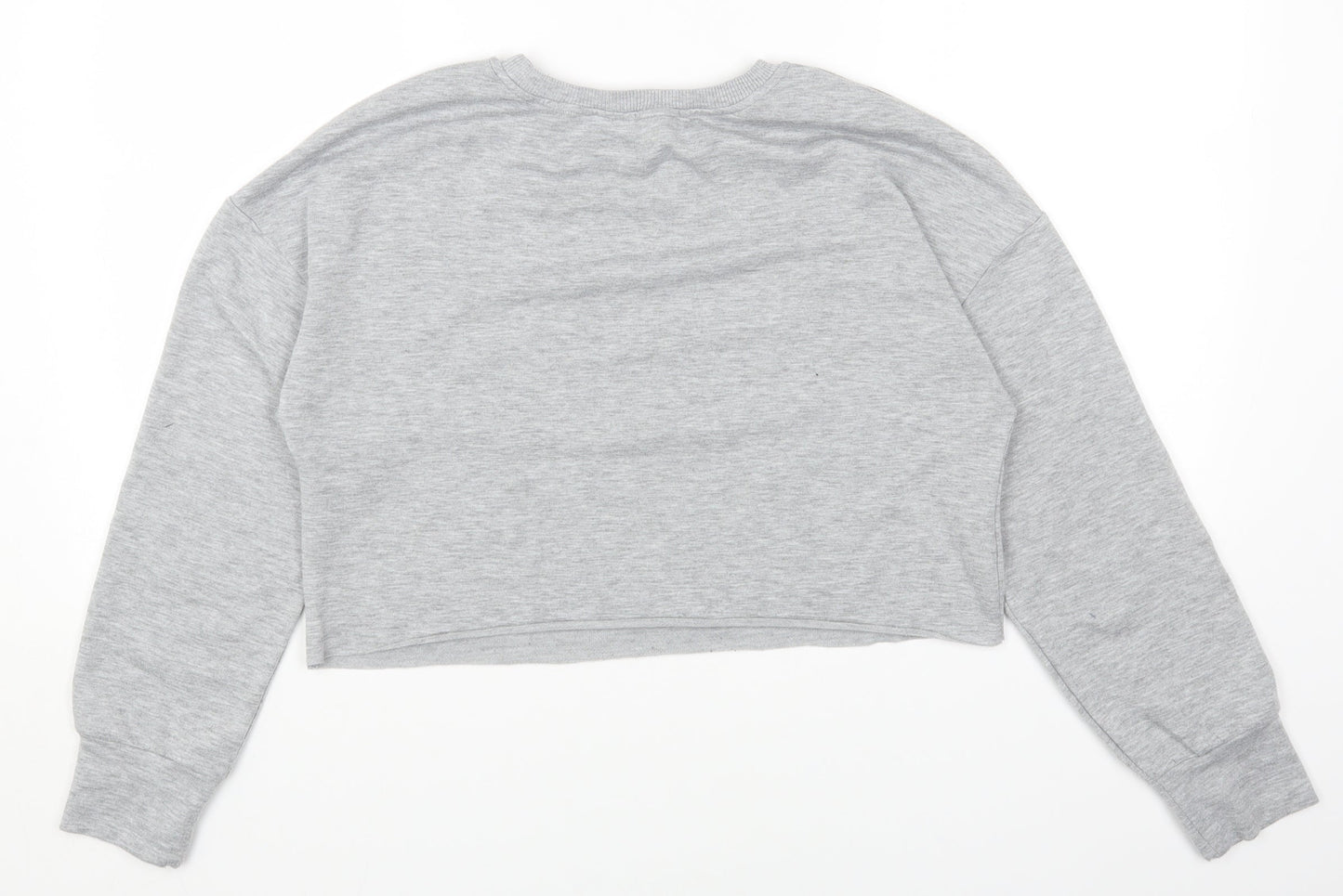 SheIn Womens Grey Cotton Pullover Sweatshirt Size XS Pullover