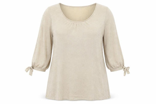 Kaliko Womens Gold Round Neck Viscose Pullover Jumper Size 16