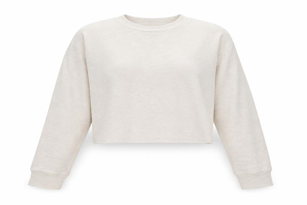 Zara Womens Beige Round Neck Polyester Pullover Jumper Size S