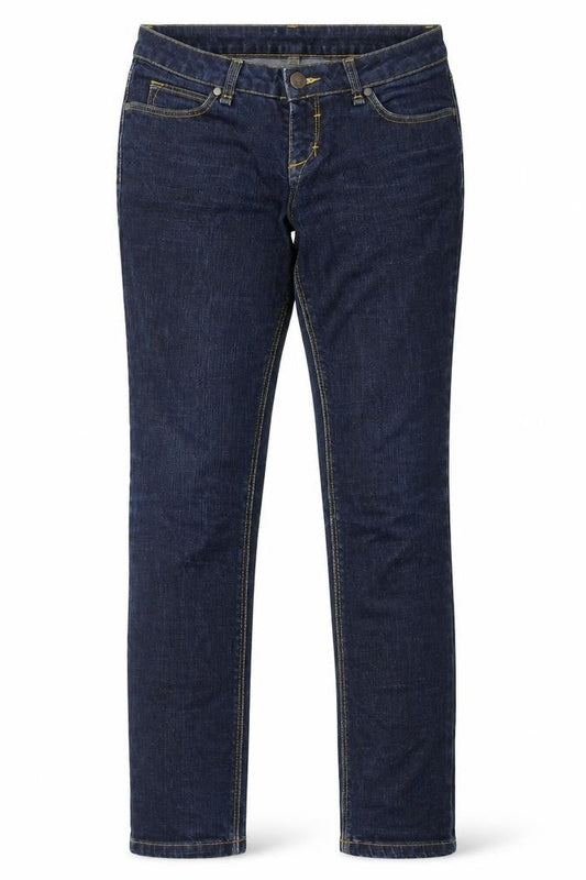 Topshop Womens Blue Cotton Skinny Jeans Size 30 in L30 in Regular Button