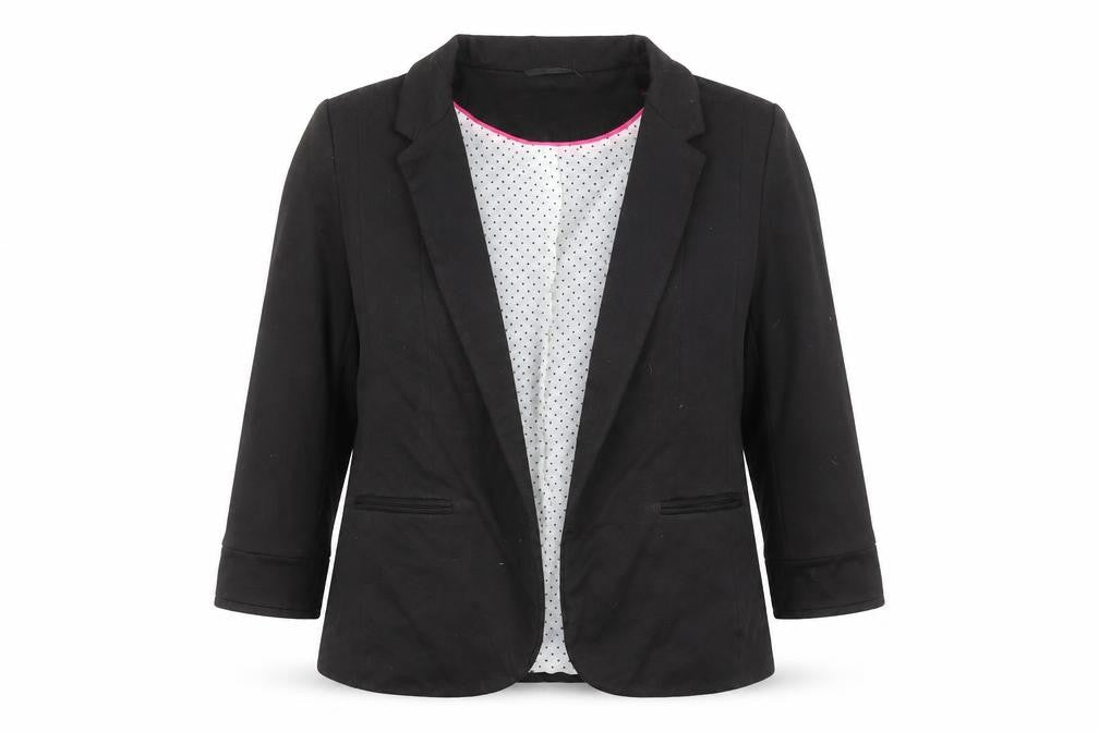 Wallis Womens Black Polyester Jacket Blazer Size 12