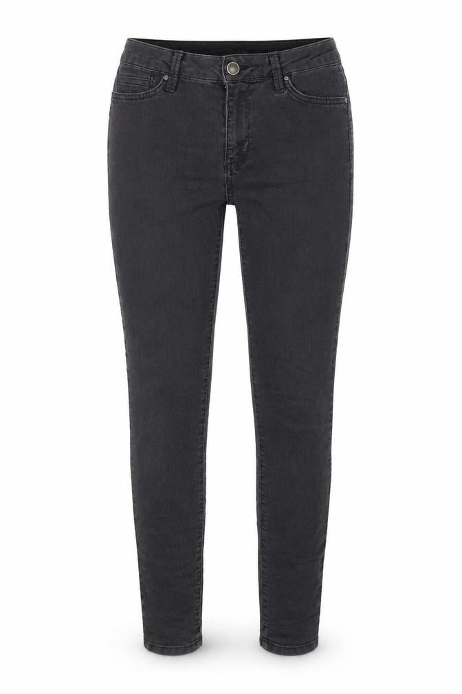 Marks & Spencer Womens Grey Cotton Skinny Jeans Size 8 Regular Zip