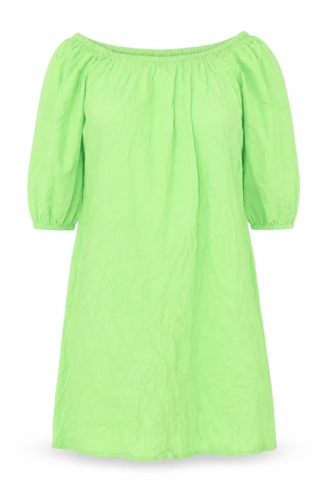 Marks & Spencer Womens Green Viscose A-Line Size S Off the Shoulder Pullover