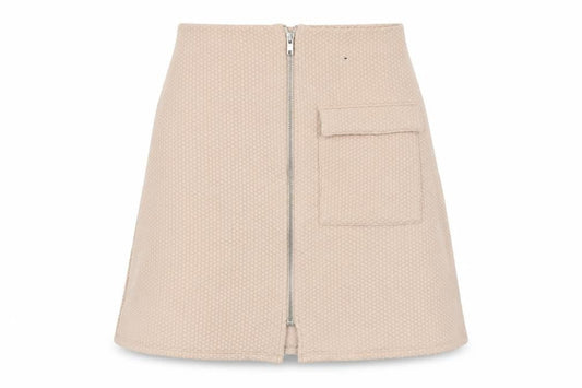 Atmosphere Womens Pink Polyester A-Line Skirt Size 8 Zip