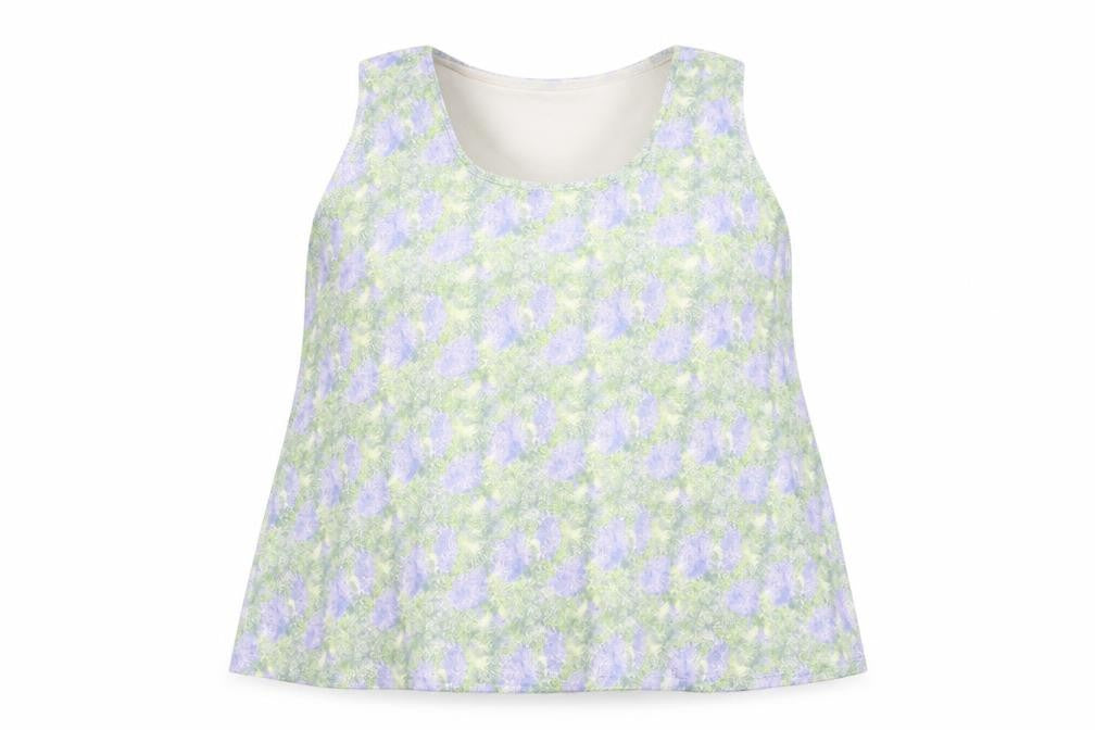 Marks & Spencer Womens Multicoloured Floral Polyester Basic Tank Size 18 Scoop Neck