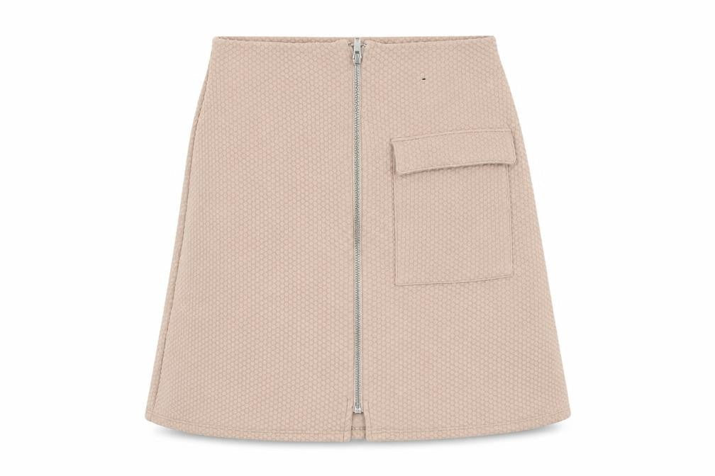 Atmosphere Womens Pink Polyester Mini Skirt Size 8 Zip