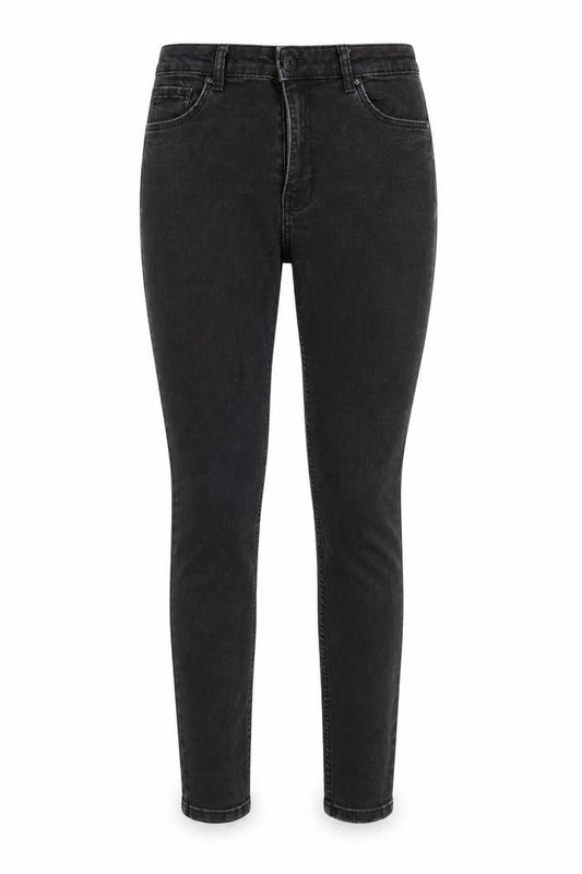 Bershka Womens Black Cotton Skinny Jeans Size L L28 in Regular Button