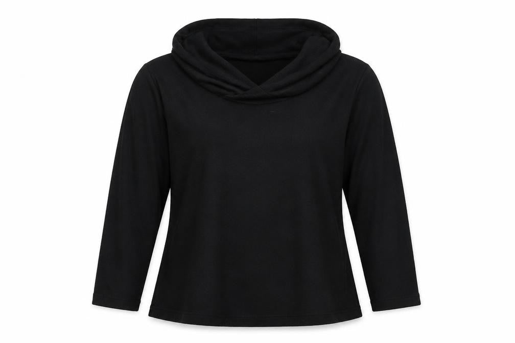 Classics Womens Black Roll Neck Polyester Pullover Jumper Size 14