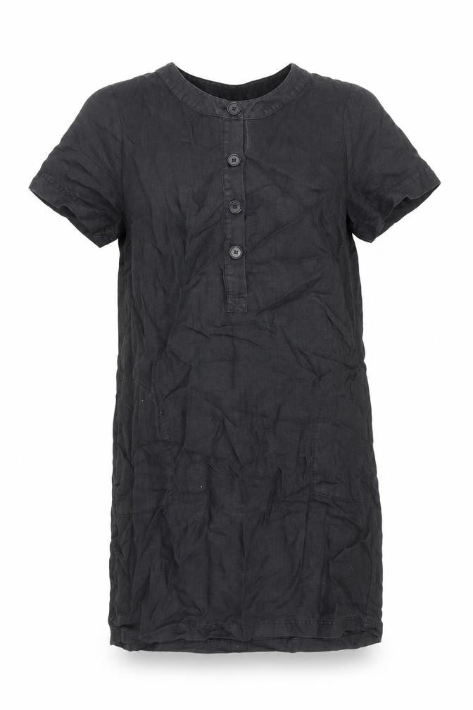 Preworn Womens Black Cotton Shift Size L Round Neck Pullover