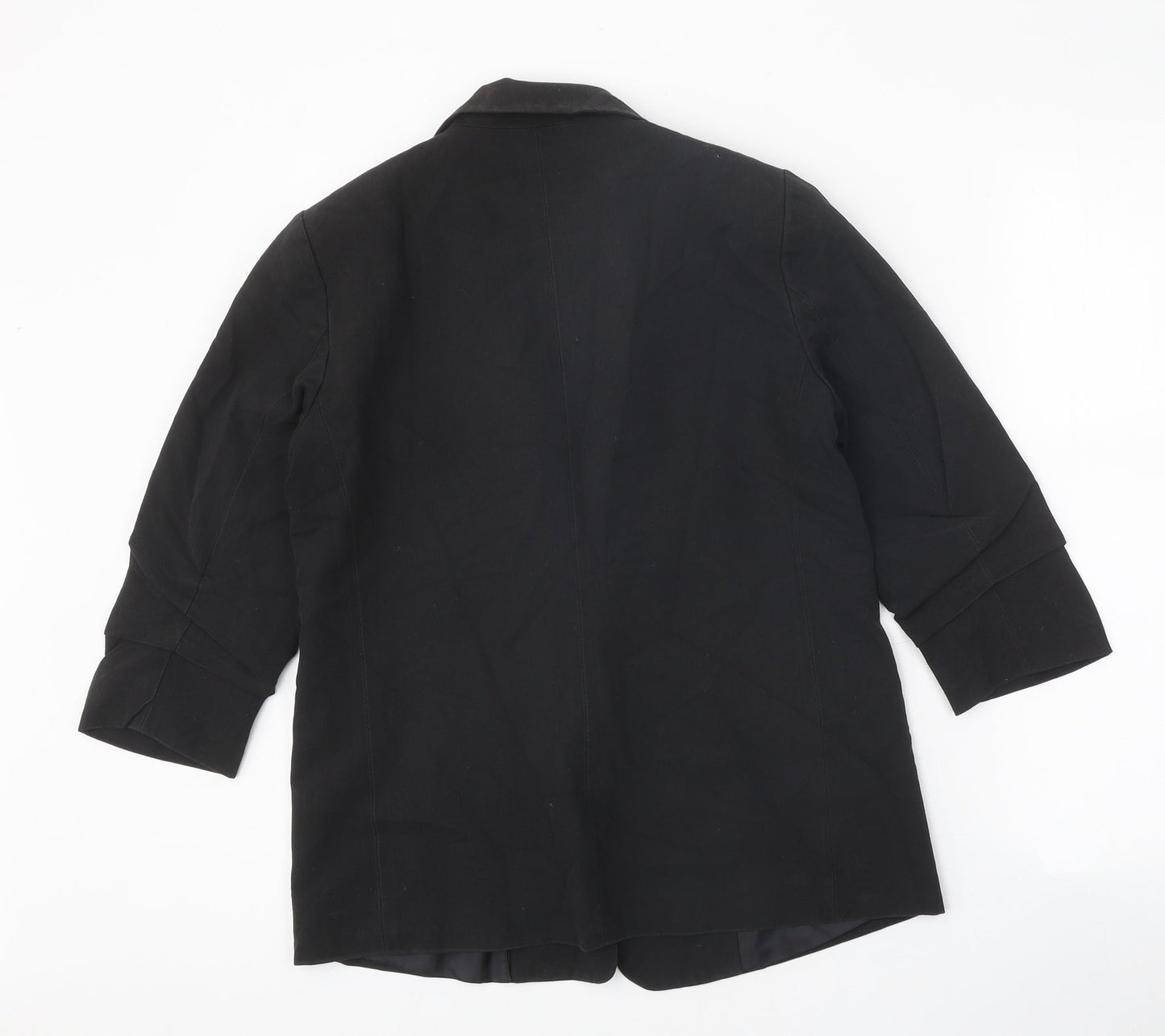 Dorothy Perkins Womens Black Polyester Jacket Blazer Size 10