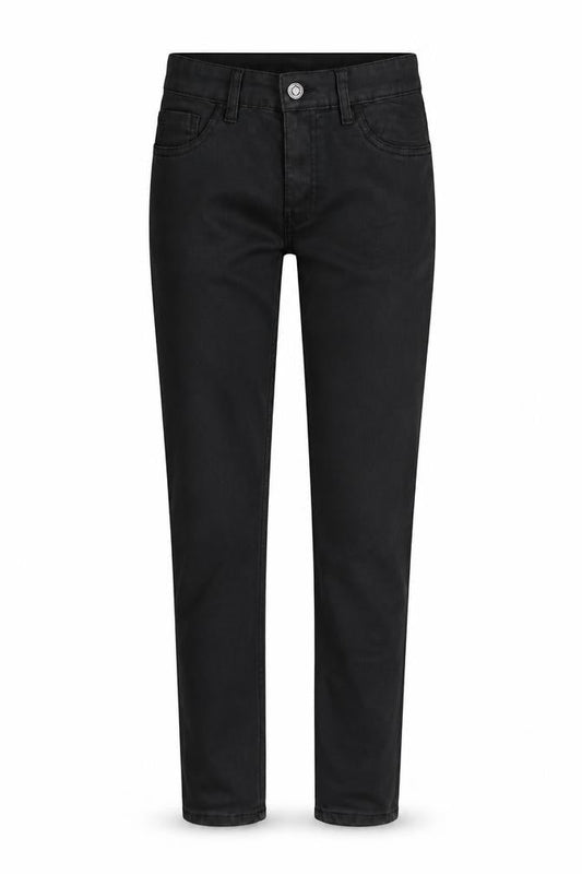 Denim & Co. Womens Black Cotton Skinny Jeans Size 8 Regular Button