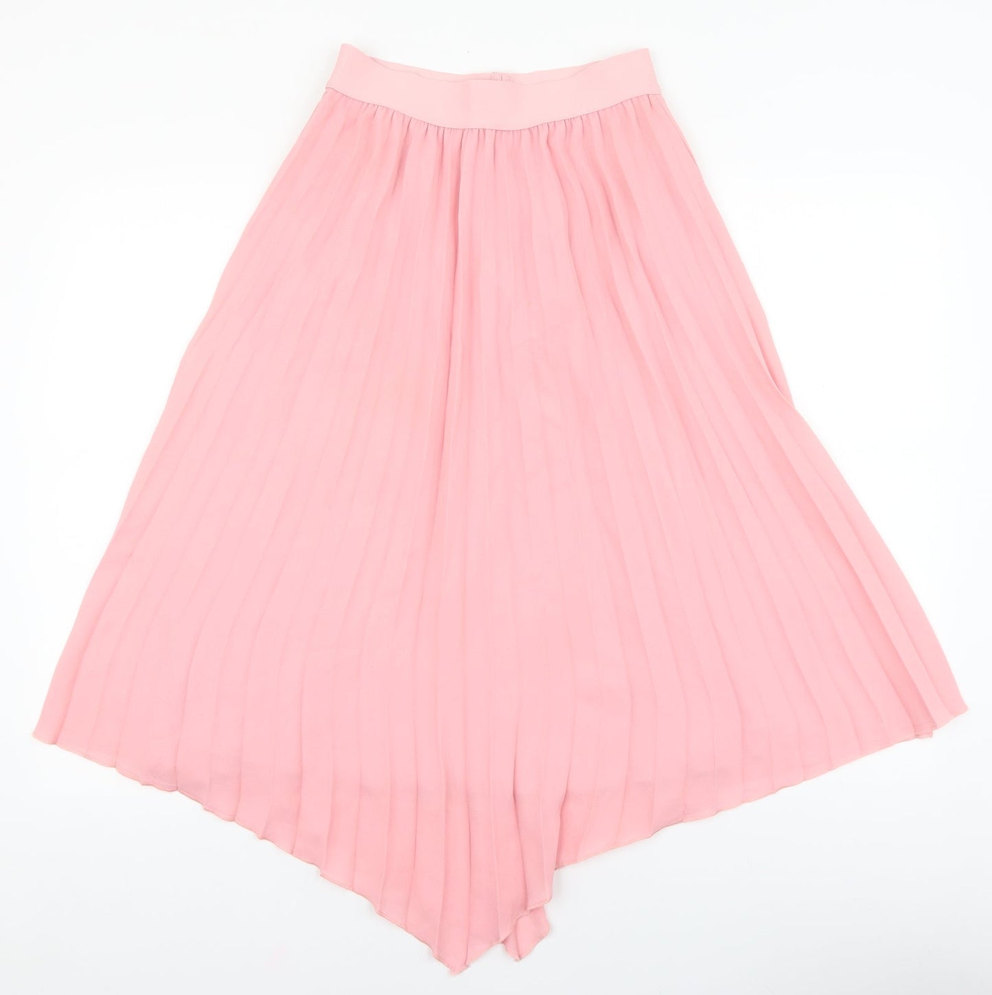 Saint Tropez Clothing Womens Pink Polyester Pleated Skirt Size XS