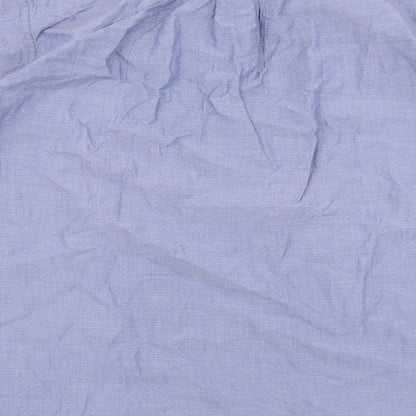 Gap Mens Blue Cotton Button-Up Size S Collared Button