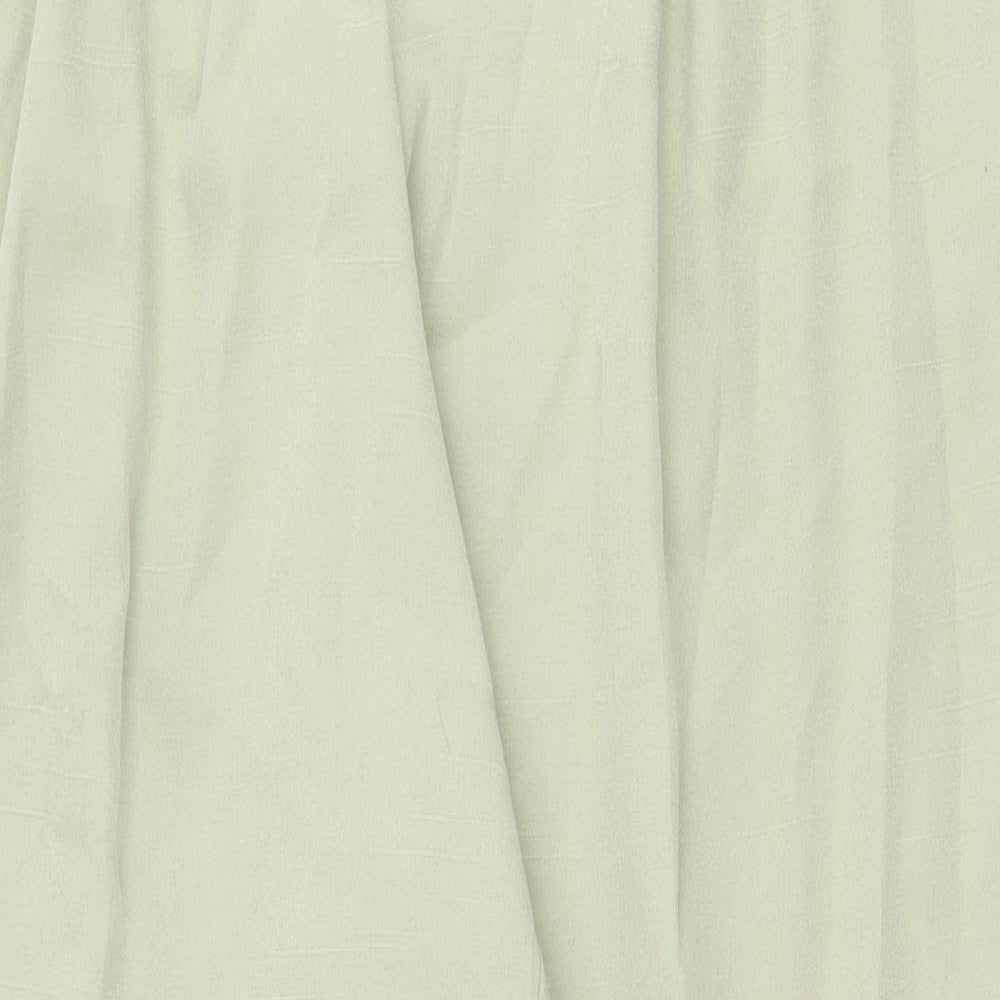 Alfred Dunner Womens Green Polyester Trousers Size 36 in Regular