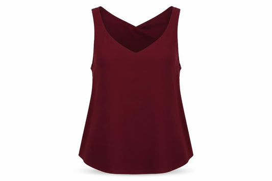 River Island Womens Purple Polyester Camisole Tank Size 10 V-Neck