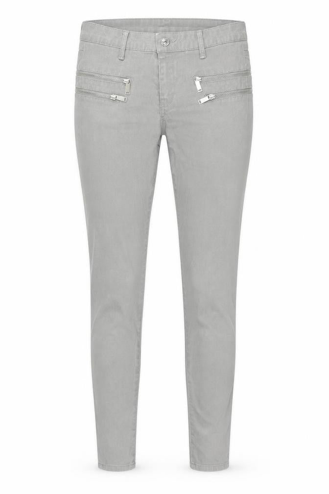 Zara Womens Grey Polyester Skinny Jeans Size 8 Regular Button