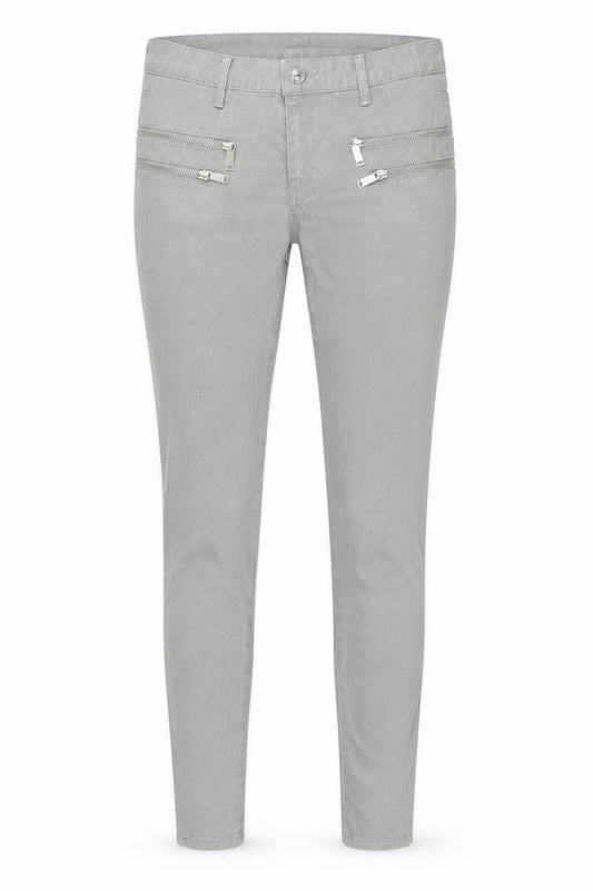 Zara Womens Grey Polyester Skinny Jeans Size 8 Regular Button