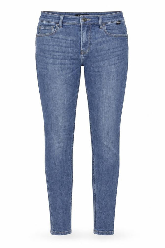 Incorporate Wear Womens Blue Cotton Skinny Jeans Size 28 in Regular Button