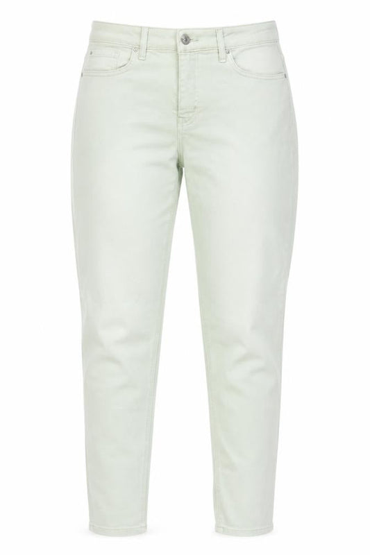 Marks & Spencer Womens Green Cotton Skinny Jeans Size 12 Regular Button