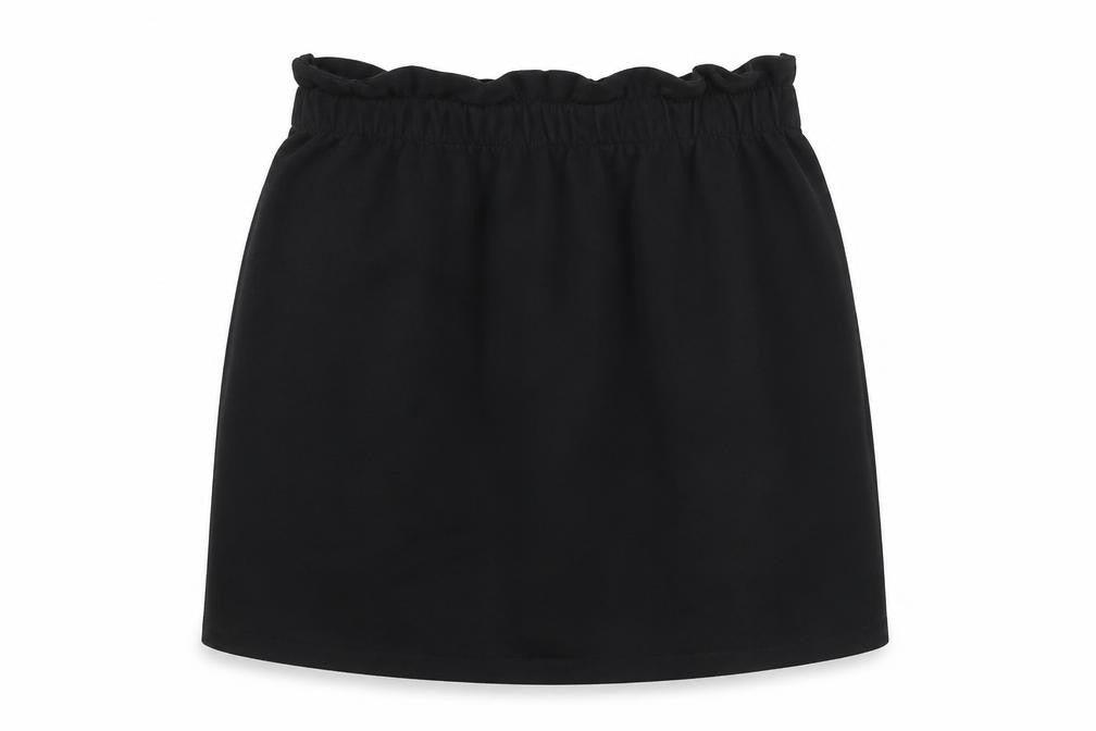 Bershka Womens Black Viscose Mini Skirt Size S
