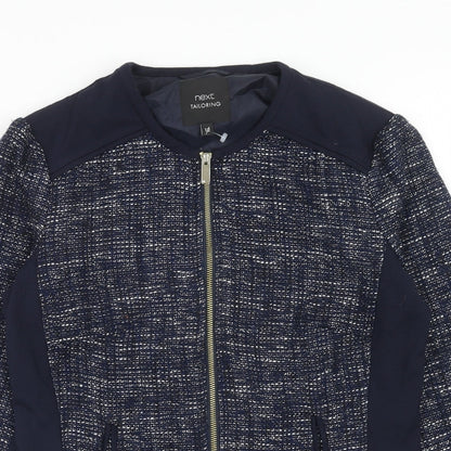 Next Womens Blue Jacket Size 12 Zip