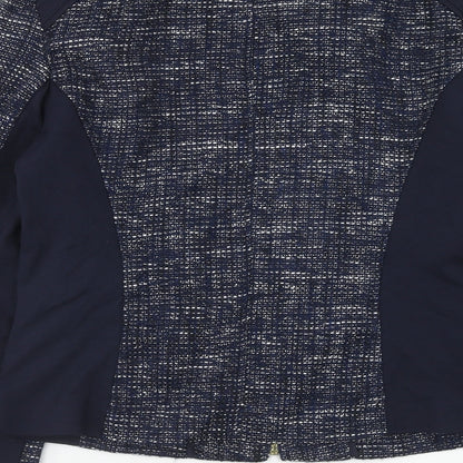 Next Womens Blue Jacket Size 12 Zip