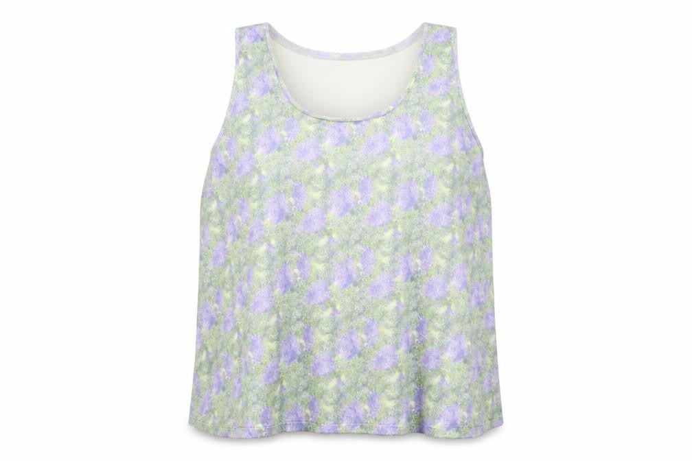 Marks & Spencer Womens Multicoloured Geometric Polyester Basic Tank Size 20 Scoop Neck