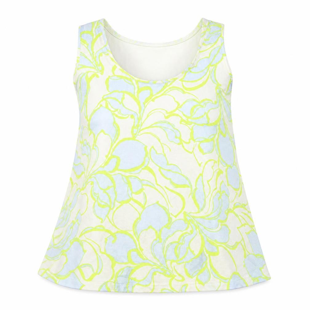 Marks & Spencer Womens Multicoloured Floral Polyester Basic Blouse Size 8 Scoop Neck