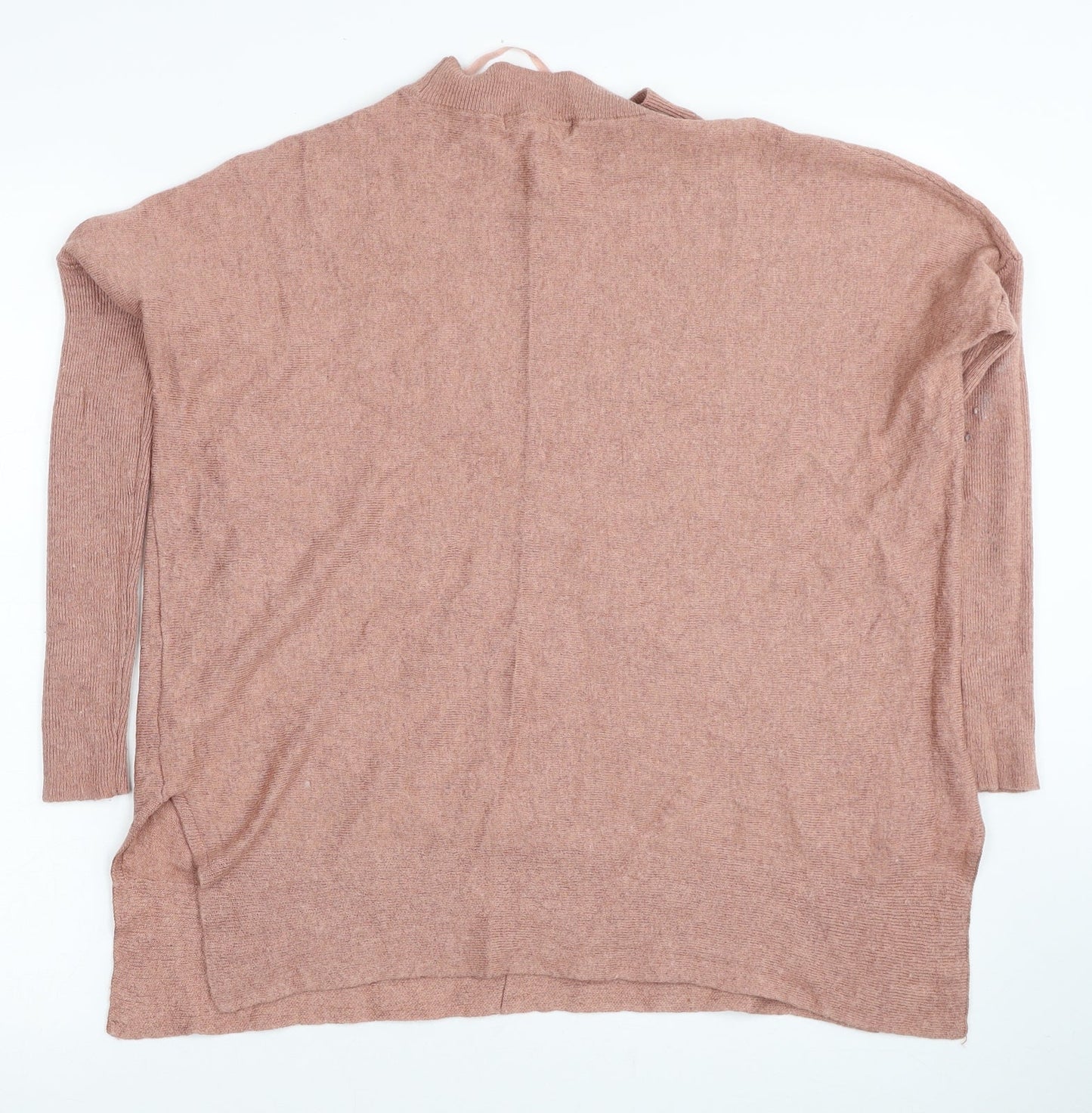 Atmosphere Womens Beige Mock Neck Viscose Pullover Jumper Size 6