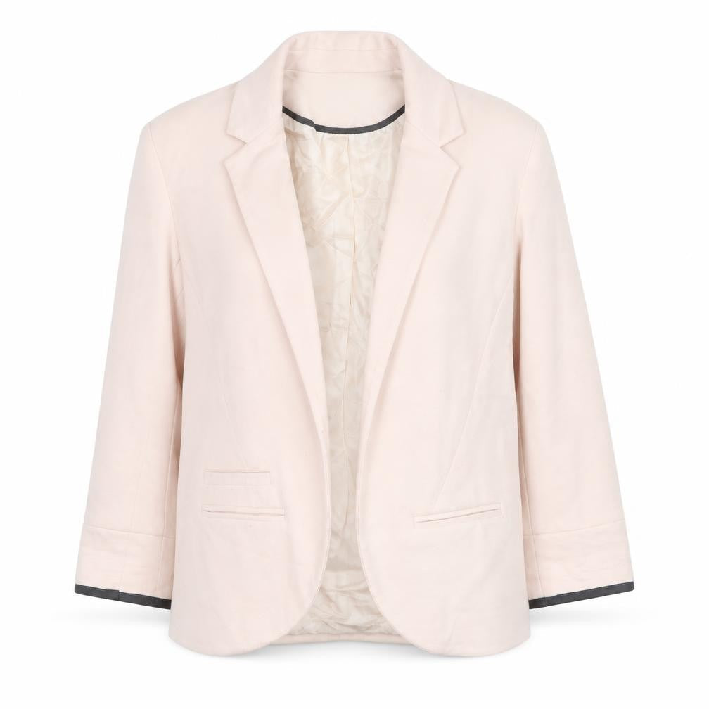 H&M Womens Pink Jacket Blazer Size 10