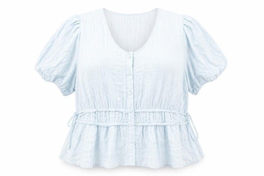 Marks and Spencer Womens Blue Polyester Basic Blouse Size 18 V-Neck