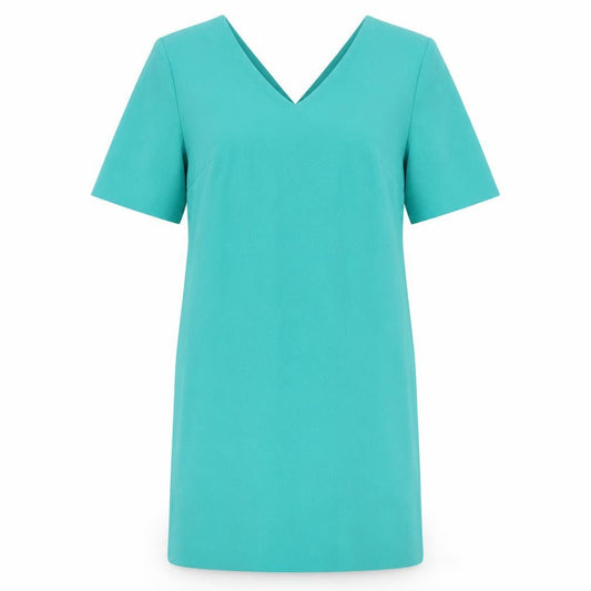 Red Herring Womens Green Polyester Shift Size 16 V-Neck Pullover