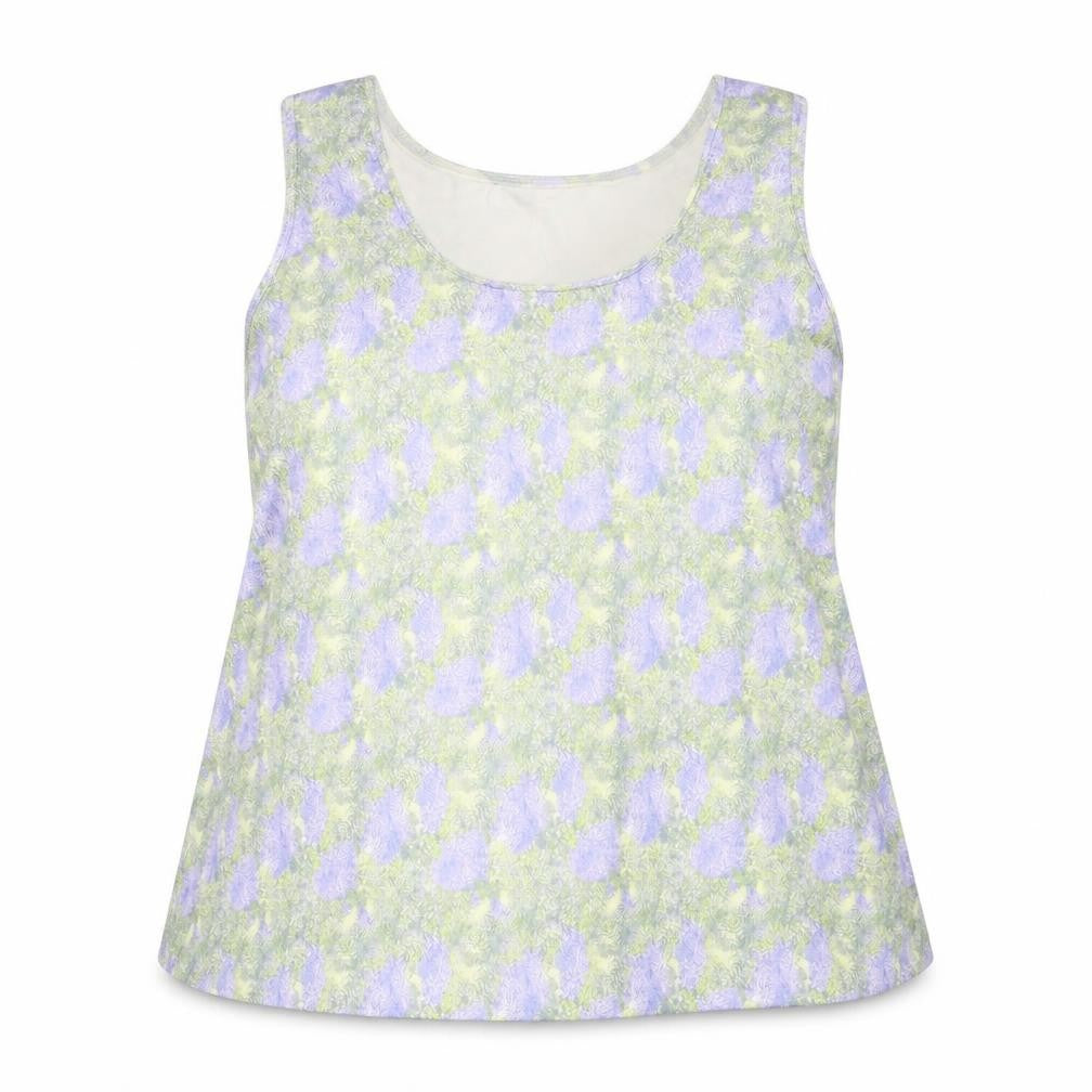 Marks & Spencer Womens Multicoloured Geometric Polyester Basic Tank Size 18 Scoop Neck