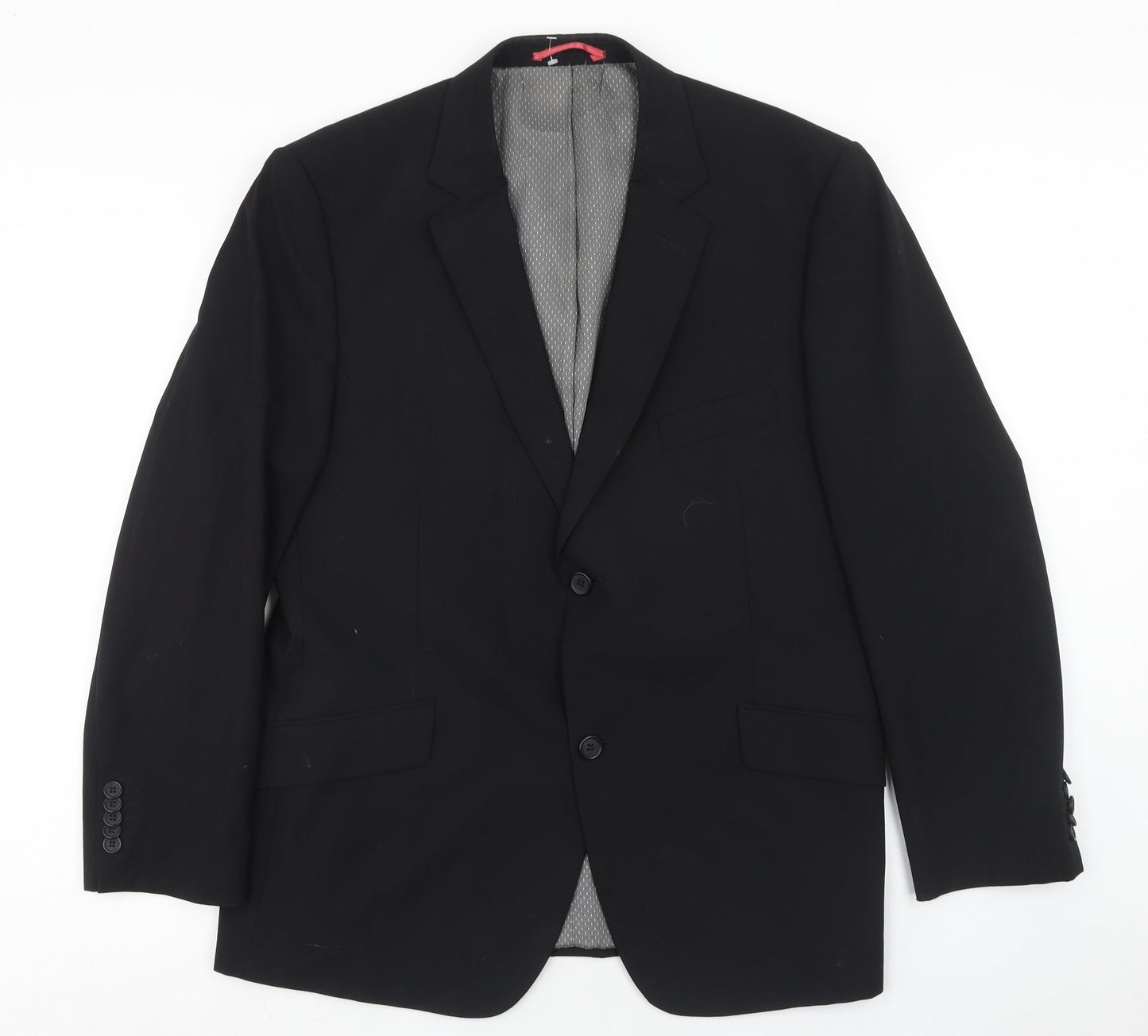 Taylor & Wright Mens Black Wool Jacket Blazer Size 42