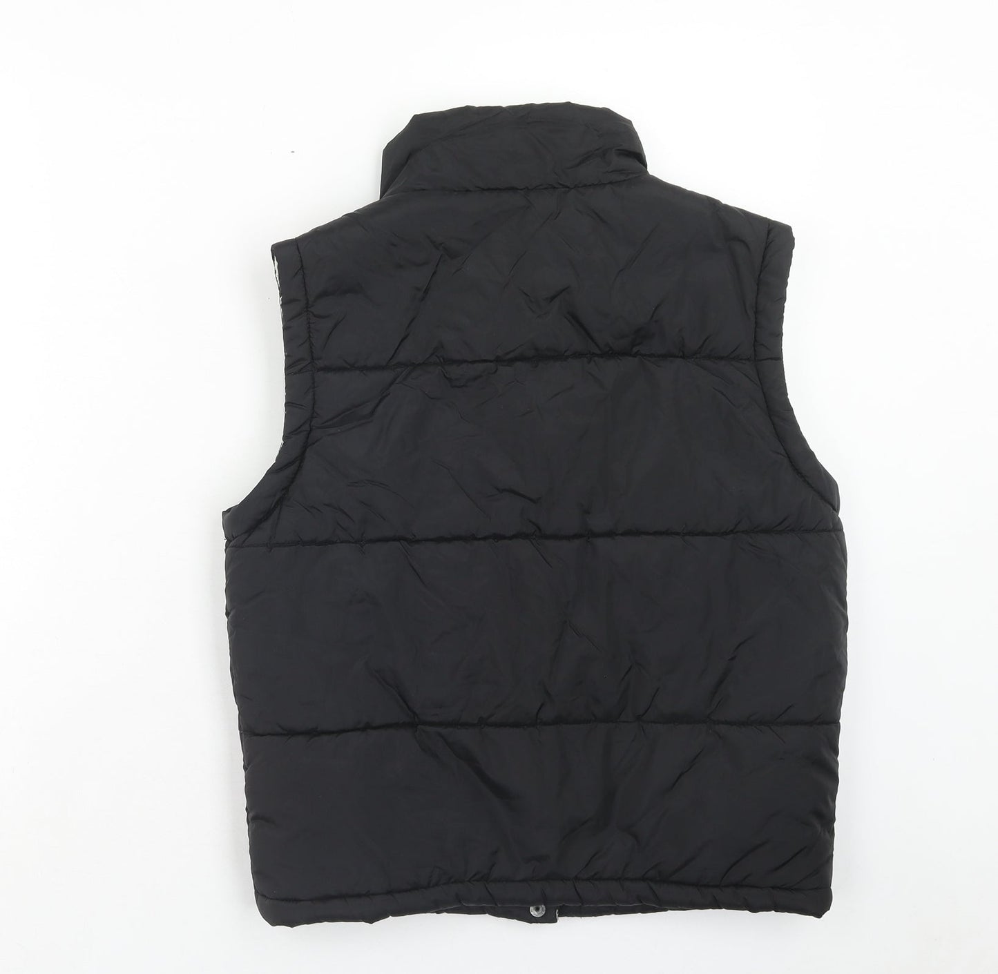 Pepe Jeans Womens Black Gilet Waistcoat Size M Zip