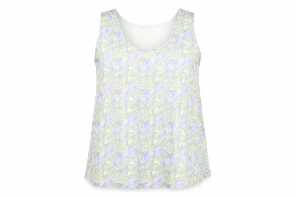 Marks & Spencer Womens Multicoloured Geometric Polyester Basic Blouse Size 18 Scoop Neck