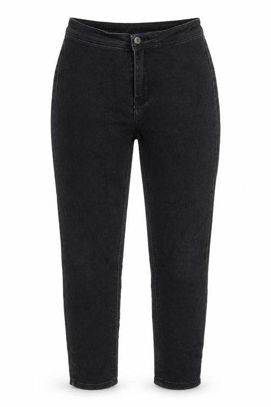 MRP Womens Black Cotton Skinny Jeans Size 26 in Regular Zip
