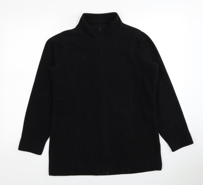 EWM Womens Black Jacket Size 10 Zip