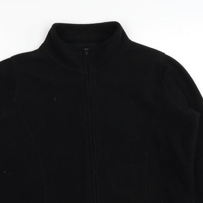 EWM Womens Black Jacket Size 10 Zip