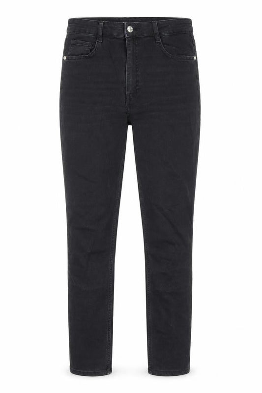 Zara Womens Black Cotton Skinny Jeans Size 8 Regular Zip